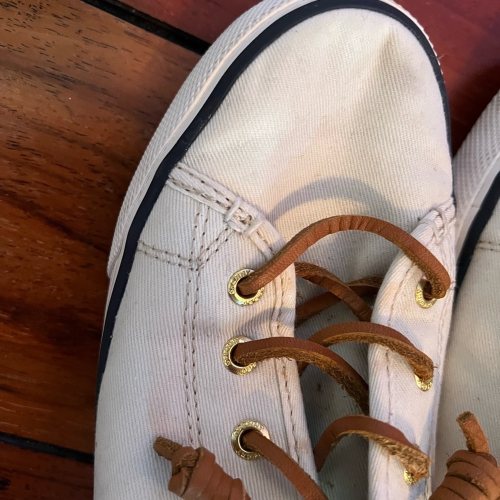White Sperrys - Picture 2 of 5